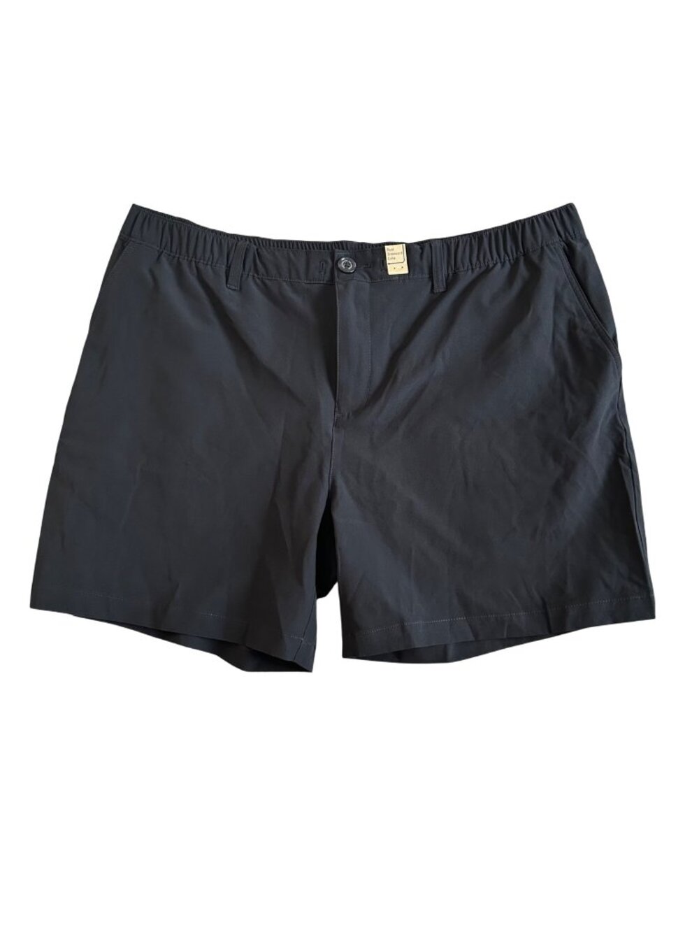 Chubbies Men's Sz XXL Black Elastic Waist Shorts Dual Drawcord Lightweight